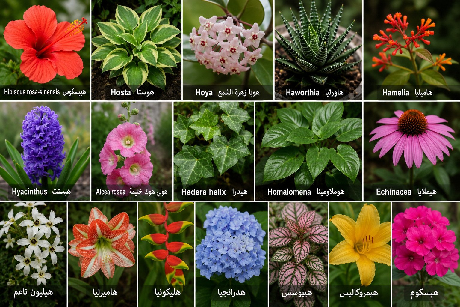 نباتات بحرف هـ : أسماء نباتات زينة وبرّية وفاكهة تبدأ بـحرف الهاء🌿