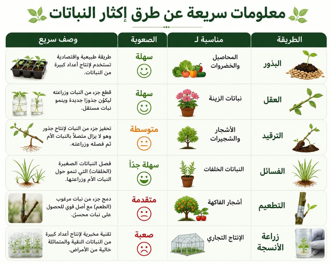 أهم طرق اكثار النباتات&nbsp;