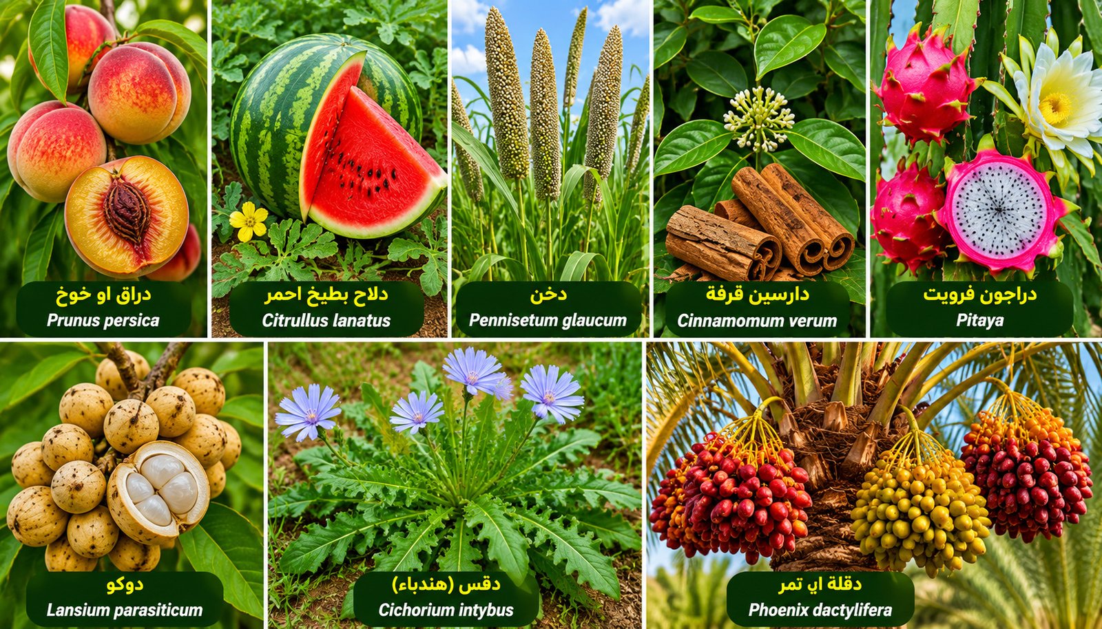 نباتات محاصيل تبدا بالدال "د"